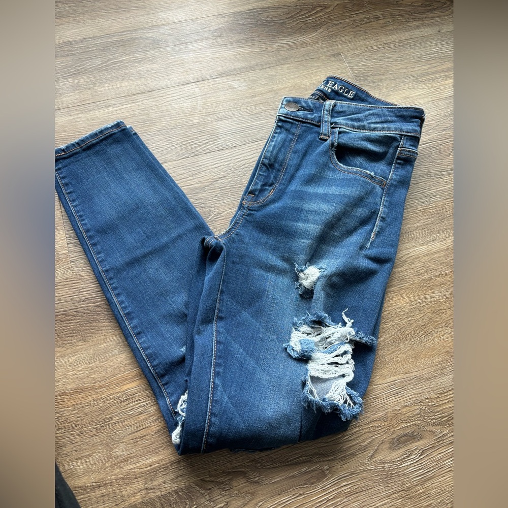American Eagle SUPER STRETCH X - Hi Rise Jeggings
Size 6 Short